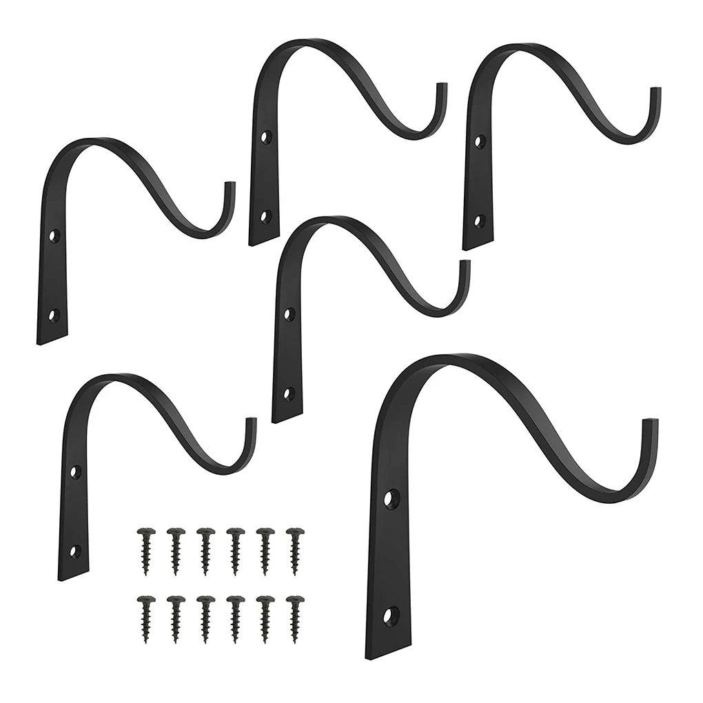 Wall Hook Iron Hanging Bracket Metal Storage Plant Basket Holder Vintage House Decoration 6pcs White
Wall Hook Iron Hanging Bracket Metal Storage Plant Basket Holder Vintage House Decoration 6pcs White