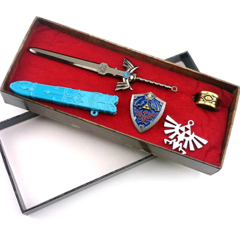 5Pcs/Set The Legend of Zeldas Metal Keychain for Men Skyward Sword Model Key Ring Cosplay Prop Anime Game Accessories Gifts
5Pcs/Set The Legend of Zeldas Metal Keychain for Men Skyward Sword Model Key Ring Cosplay Prop Anime Game Accessories Gifts