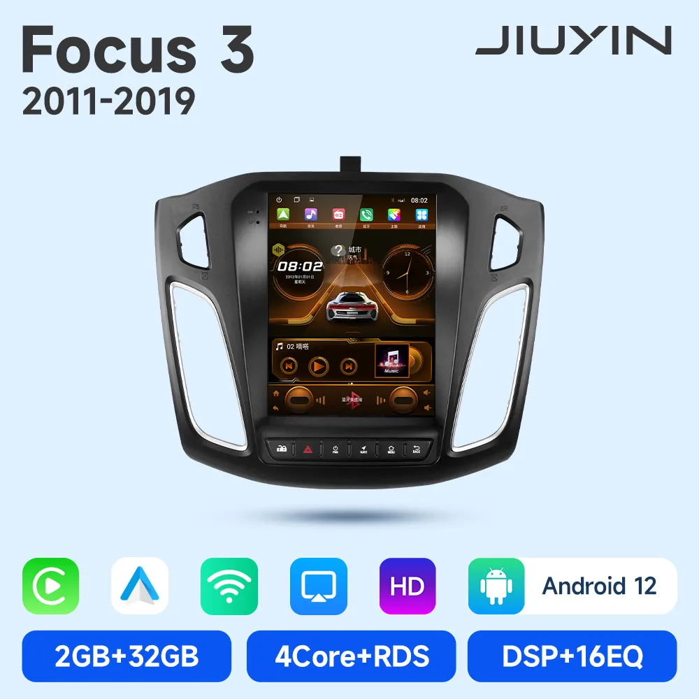 Мультимедийный автомобильный плеер для Ford Focus 3 Mk 3 2011-2019 GPS-навигация, головное устройство, стерео 2din, Android 13 Carplay, автомагнитола
Мультимедийный автомобильный плеер для Ford Focus 3 Mk 3 2011-2019 GPS-навигация, головное устройство, стерео 2din, Android 13 Carplay, автомагнитола