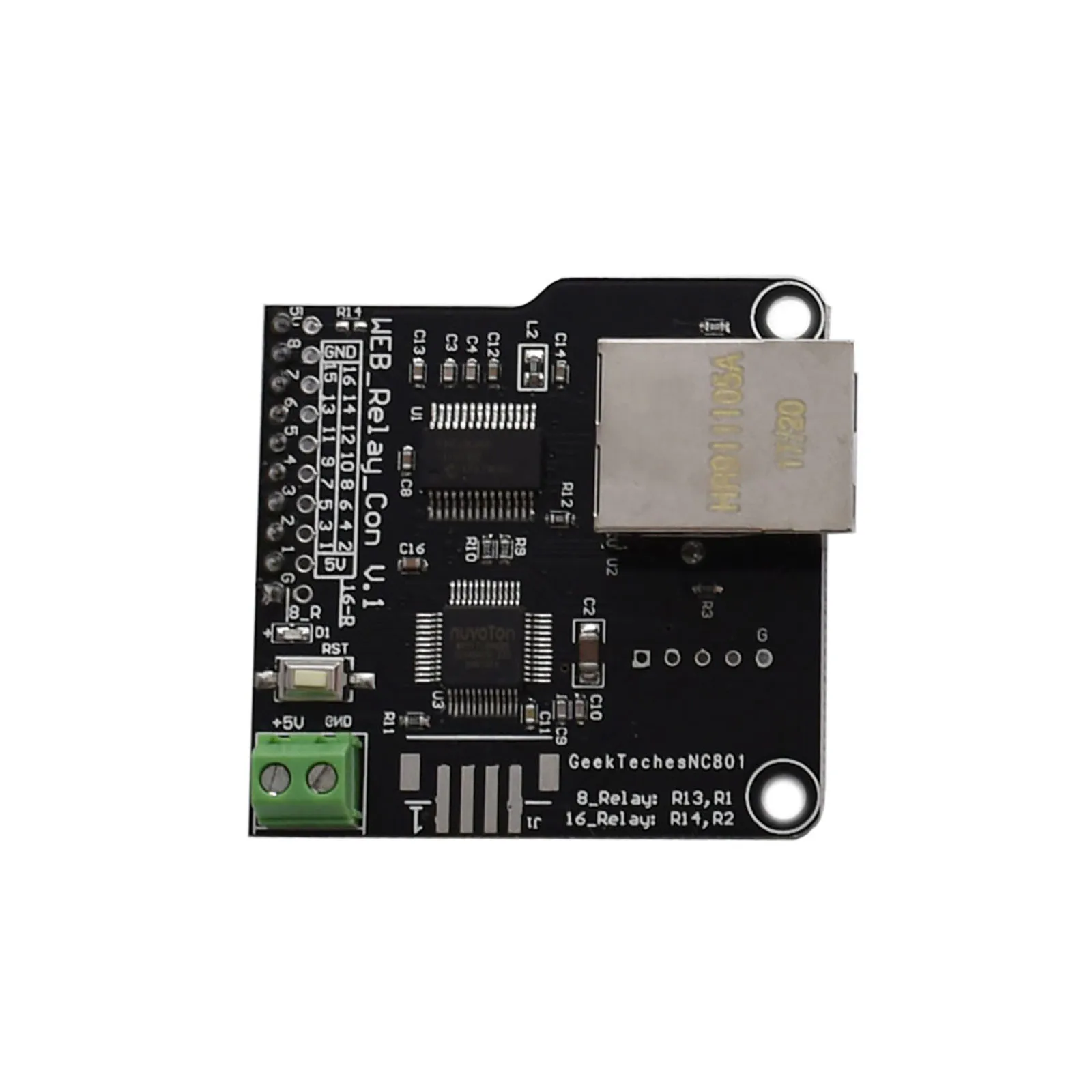 Ethernet Relay Controller Module Control Board LAN WAN Network Web Server RJ 45 Interface
Ethernet Relay Controller Module Control Board LAN WAN Network Web Server RJ 45 Interface