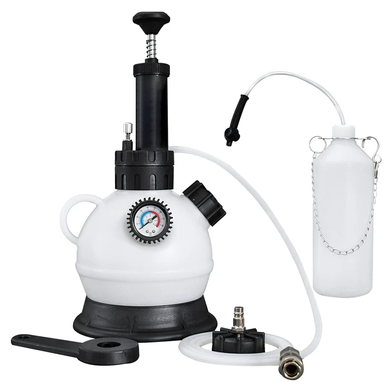2L Manual Brake Bleeder Fluid Pump, Brake Bleeder Kit Suitable For Most Brake Mast Cylinder Reservoirs
2L Manual Brake Bleeder Fluid Pump, Brake Bleeder Kit Suitable For Most Brake Mast Cylinder Reservoirs