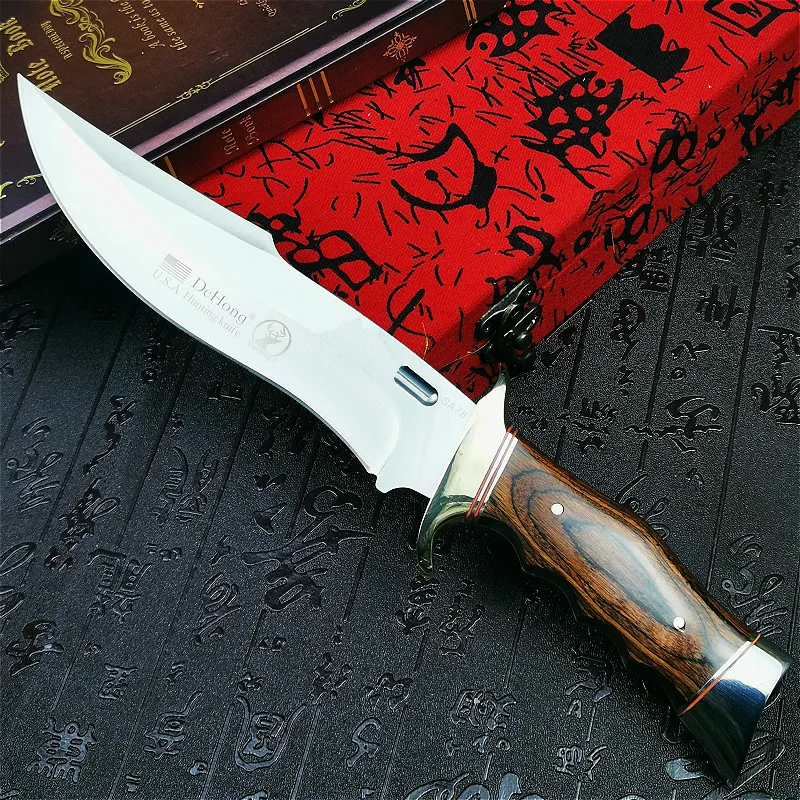 U.S.A(DEHONG )SA78 high-end enhanced hunting straight blade rescue knife camping straight blade Mirror light tactical knife
U.S.A(DEHONG )SA78 high-end enhanced hunting straight blade rescue knife camping straight blade Mirror light tactical knife