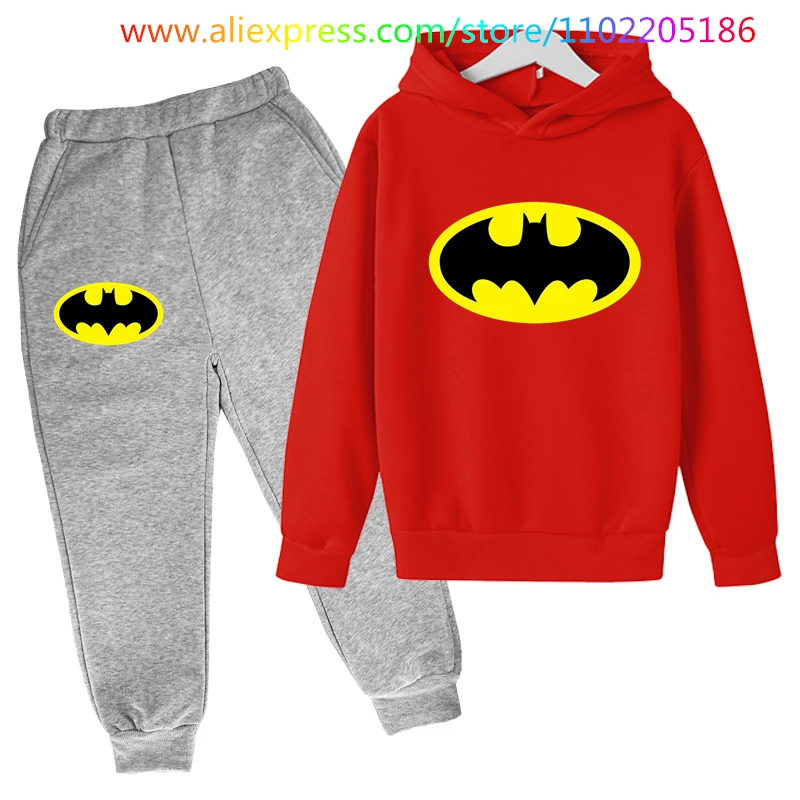 Batman- Hoodies Sets Kids Clothes Girls Clothing Tops Pants Suits 4-14 Years Old ports Suits Hoodies Sweater
Batman- Hoodies Sets Kids Clothes Girls Clothing Tops Pants Suits 4-14 Years Old ports Suits Hoodies Sweater