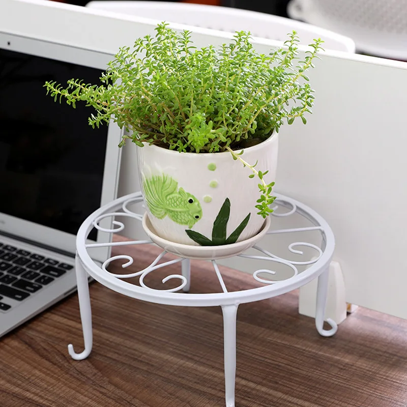 Wrought Iron Plant Stand Flower Stand Balcony Flower Pot Rack Durable Round Metal Shelf Home Garden Indoor Display Bonsai Holder
Wrought Iron Plant Stand Flower Stand Balcony Flower Pot Rack Durable Round Metal Shelf Home Garden Indoor Display Bonsai Holder