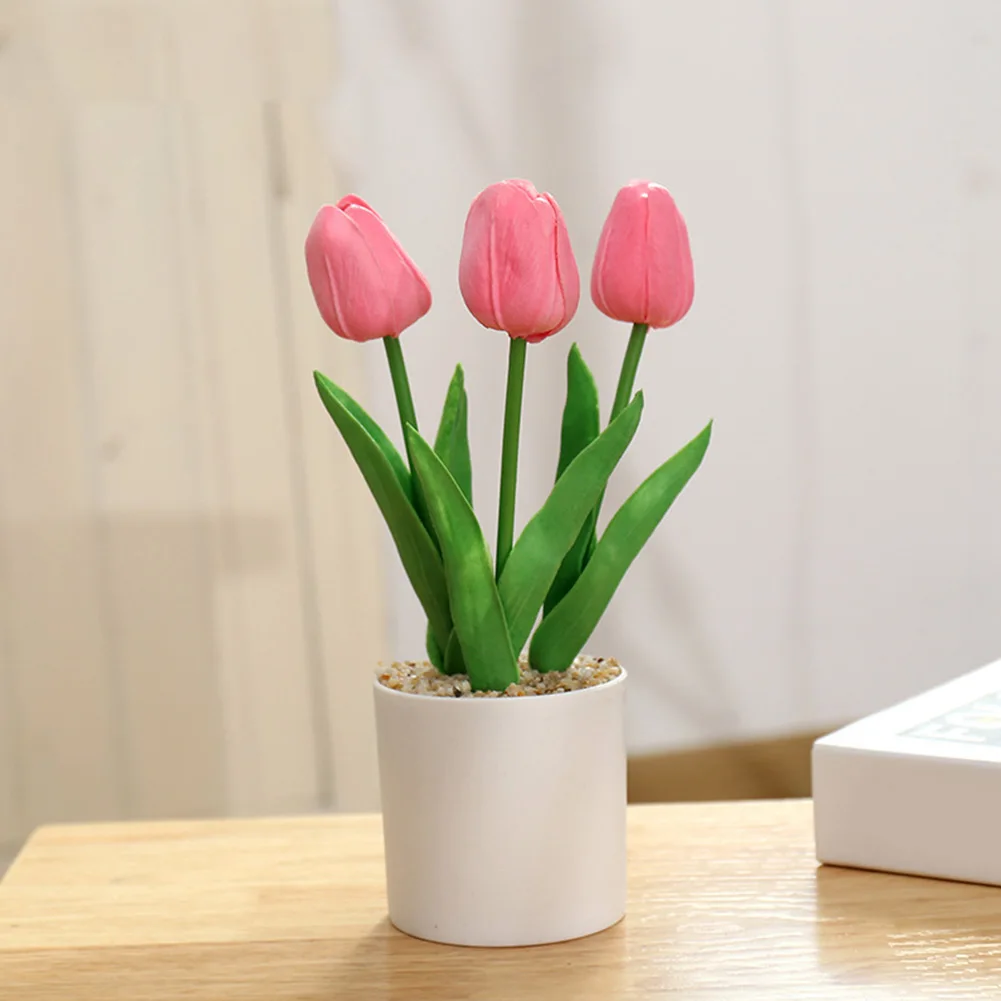 Artificial Tulip Plastic Fake Plants Wedding Garden Decor Home Party Wedding Decor Office Room Table Decoration
Artificial Tulip Plastic Fake Plants Wedding Garden Decor Home Party Wedding Decor Office Room Table Decoration