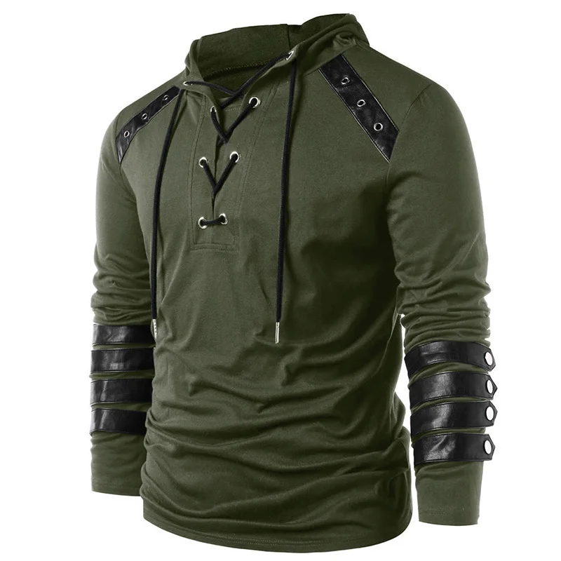 Europe Medieval Retro Men Hooded Jackets Viking Pirate Saxon Long Sleeve Tee Tops Soldier Knight Scandinavian Sweatshirt Coat
Europe Medieval Retro Men Hooded Jackets Viking Pirate Saxon Long Sleeve Tee Tops Soldier Knight Scandinavian Sweatshirt Coat