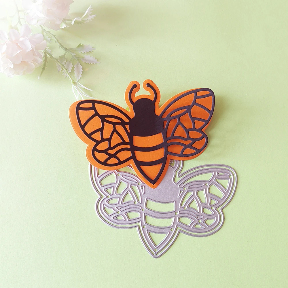New 10.5cm wide bee cutting dies scrapbook decoration embossed photo album decoration card making DIY crafts
New 10.5cm wide bee cutting dies scrapbook decoration embossed photo album decoration card making DIY crafts