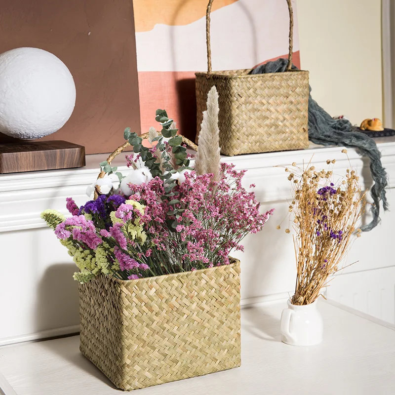 New Straw Rattan Woven Flower Plant Pot Basket Storage Basket Laundry Woven Basket Plant Flower Pot For Home Garden
New Straw Rattan Woven Flower Plant Pot Basket Storage Basket Laundry Woven Basket Plant Flower Pot For Home Garden