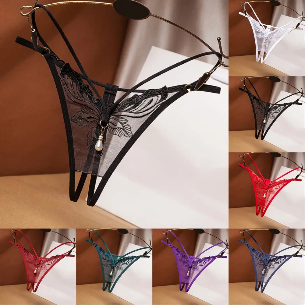 Sexy Lingerie Women's Panties Crotch Opening Transparent G-strings Thongs Solid Bowknot Underwear For Women Lace Panties
Sexy Lingerie Women's Panties Crotch Opening Transparent G-strings Thongs Solid Bowknot Underwear For Women Lace Panties