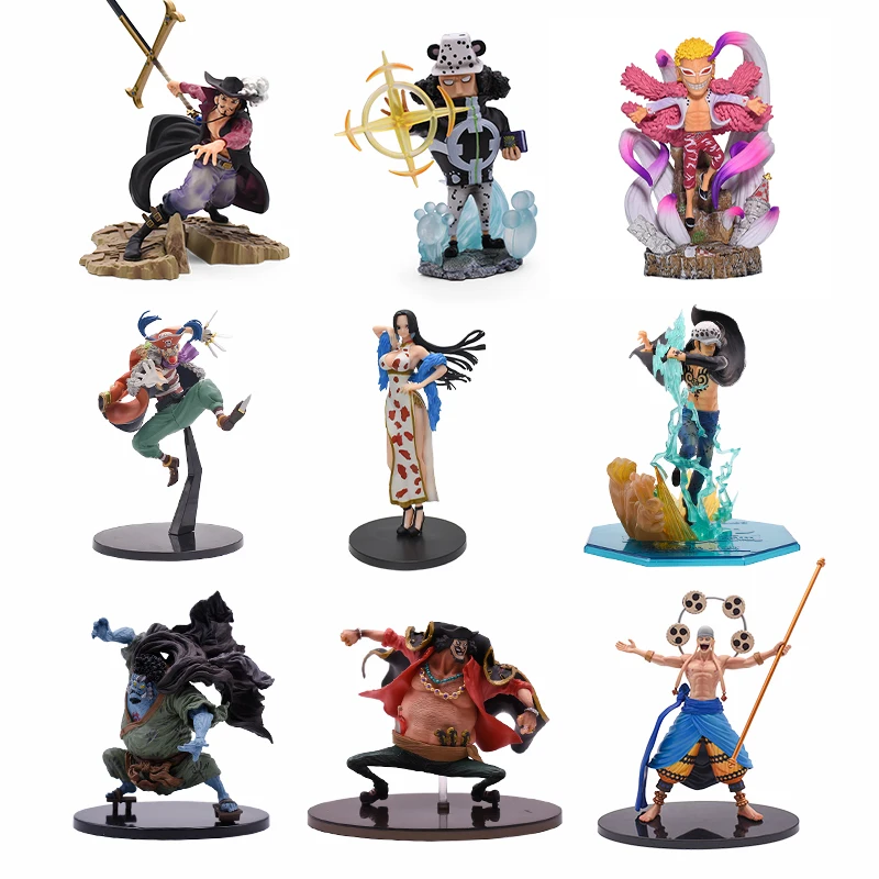 12-23cm One Piece Anime Figure Shichibukai Boa Hancock Dracule Mihawk Donquixote Doflamingo Buggy PVC Action Figure Model Toys
12-23cm One Piece Anime Figure Shichibukai Boa Hancock Dracule Mihawk Donquixote Doflamingo Buggy PVC Action Figure Model Toys