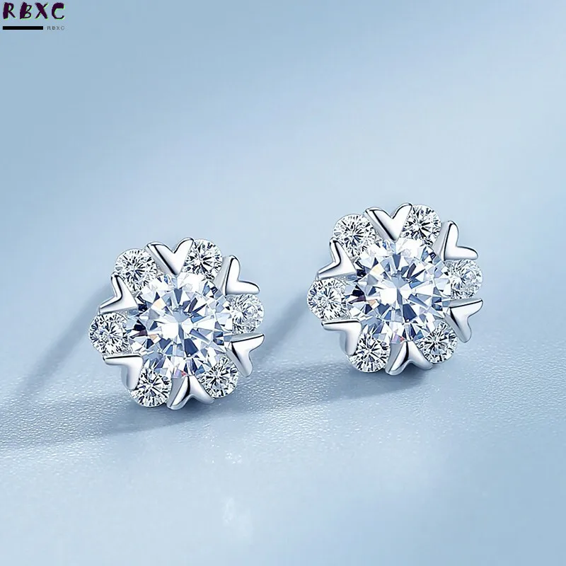 Full Body Sterling Silver Snowflake Full Diamond and Micro Inlay Advanced Temperament Snowflake Earrings for Valentine's Day
Full Body Sterling Silver Snowflake Full Diamond and Micro Inlay Advanced Temperament Snowflake Earrings for Valentine's Day