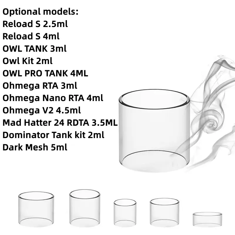 YUHETEC Centrifugal Tube for ADVKEN OWL TANK / Owl Kit / Ohmega RTA / Ohmega V2 / Mad Hatter 24 RDTA / Dominator Tank Kit
YUHETEC Centrifugal Tube for ADVKEN OWL TANK / Owl Kit / Ohmega RTA / Ohmega V2 / Mad Hatter 24 RDTA / Dominator Tank Kit
