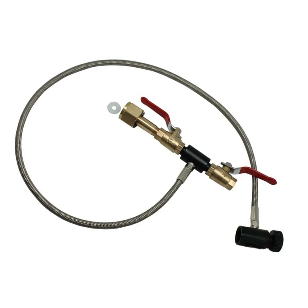 CO2 Fill Station Tank Bottle Refill Filler Dual Valve Lever 32 Hose Dual Type 1/4 Turn Valve Heavy Duty Fuelfor Tank C
CO2 Fill Station Tank Bottle Refill Filler Dual Valve Lever 32 Hose Dual Type 1/4 Turn Valve Heavy Duty Fuelfor Tank C