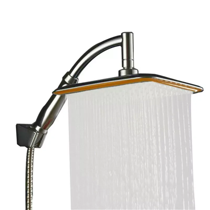 9 Inch Rotate 360 Degree Bathroom Rainfall Shower Head ABS Chrome Water Saving Shower Extension Arm Hand Held Shower Head Thin 
9 Inch Rotate 360 Degree Bathroom Rainfall Shower Head ABS Chrome Water Saving Shower Extension Arm Hand Held Shower Head Thin
