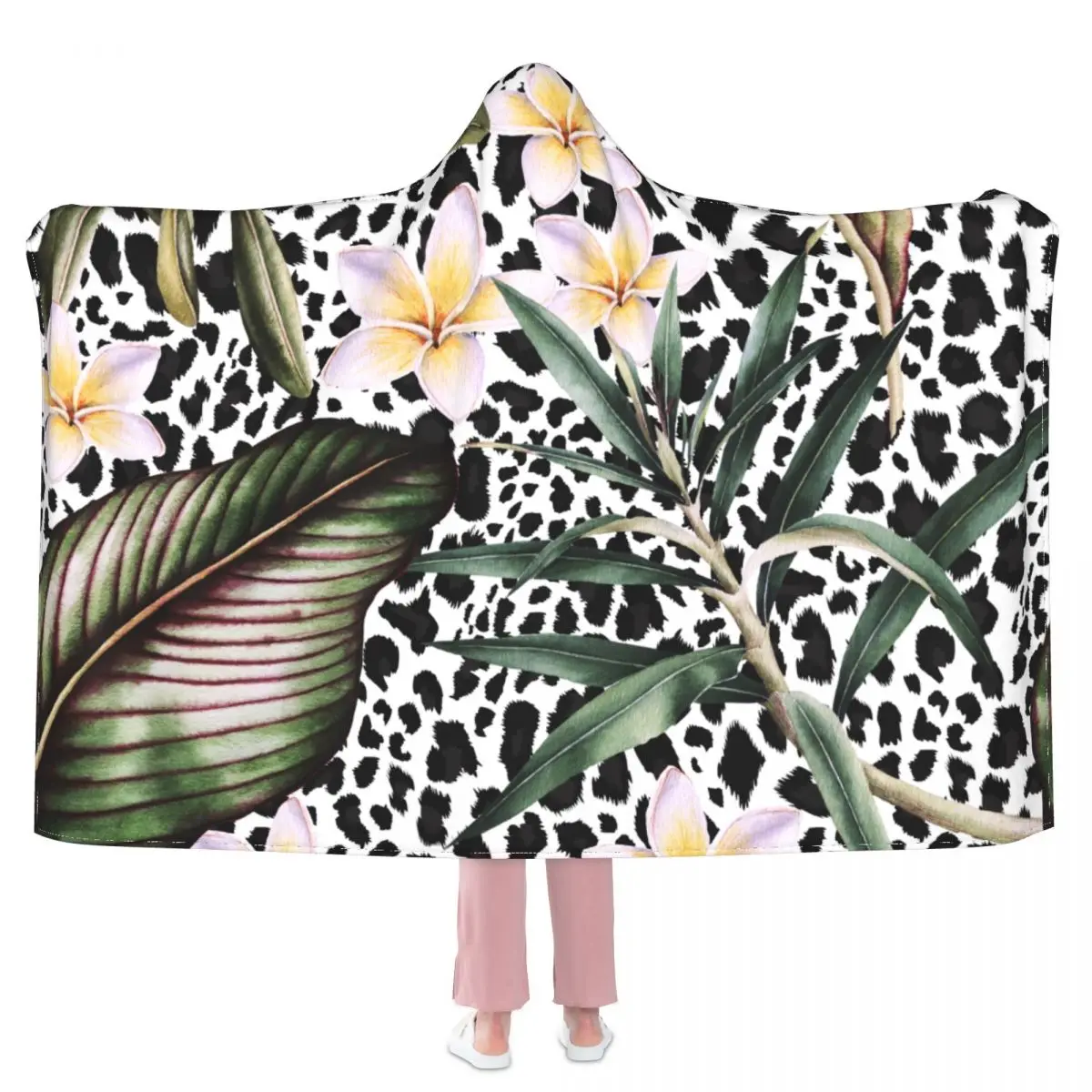 Palm Leaves Blanket Black Leopard Floral Print Fleece Travel Hoodie Blanket Super Soft Fashion Aesthetic Bedspread
Palm Leaves Blanket Black Leopard Floral Print Fleece Travel Hoodie Blanket Super Soft Fashion Aesthetic Bedspread