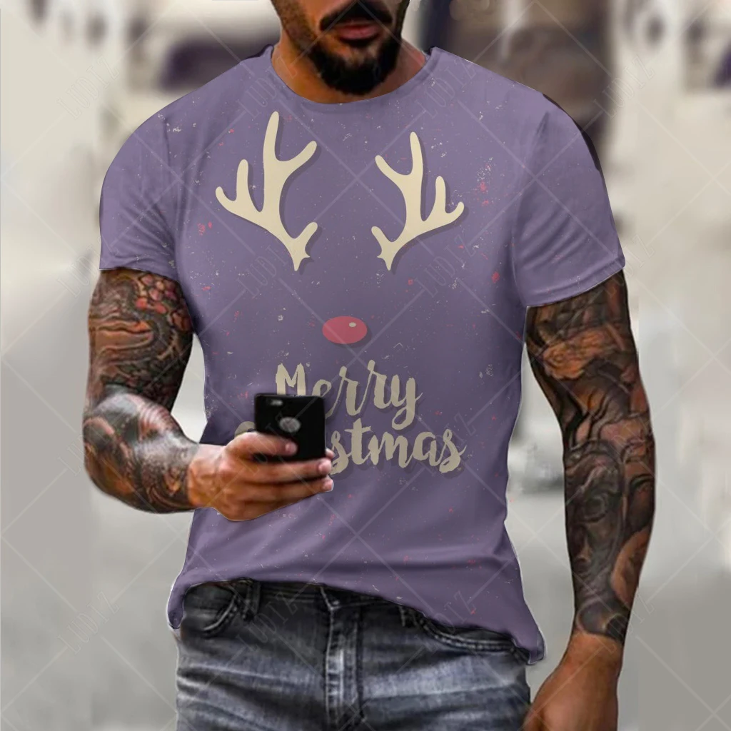 Мужская футболка с 3D-принтом оленя, Повседневная Свободная футболка с круглым вырезом и коротким рукавом для мальчиков, Y2K, лето 2023
Мужская футболка с 3D-принтом оленя, Повседневная Свободная футболка с круглым вырезом и коротким рукавом для мальчиков, Y2K, лето 2023