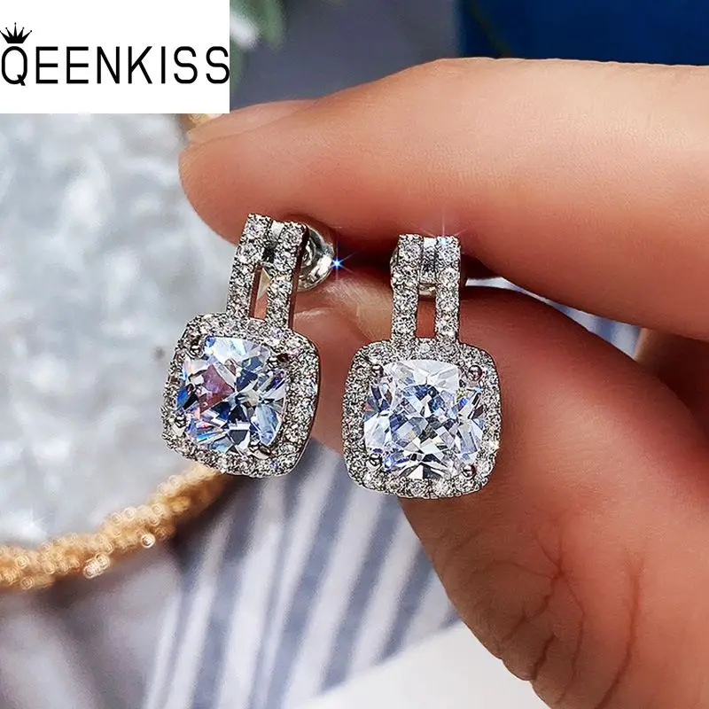 QEENKISS EG7629 Fine Jewelry Wholesale Fashion WomanGirl PartyBirthday WeddingGift Square AAAZircon 18KT White Gold StudEarrings
QEENKISS EG7629 Fine Jewelry Wholesale Fashion WomanGirl PartyBirthday WeddingGift Square AAAZircon 18KT White Gold StudEarrings