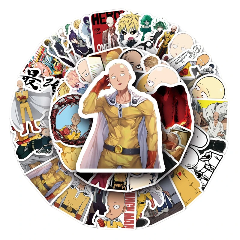 New 50 PCS Anime ONE PUNCH-MAN Graffiti Stickers Cartoon Japanese Comics Stickers DIY Phone Case Luggage Waterproof Stickers Toy
New 50 PCS Anime ONE PUNCH-MAN Graffiti Stickers Cartoon Japanese Comics Stickers DIY Phone Case Luggage Waterproof Stickers Toy