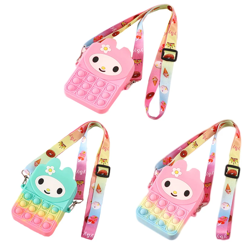2022 Poped Fidget Rainbow Color My Melody Silicone Cute Fresh Storage Square Pops Push Dimple Coin Purse for Kids Toys Gift
2022 Poped Fidget Rainbow Color My Melody Silicone Cute Fresh Storage Square Pops Push Dimple Coin Purse for Kids Toys Gift
