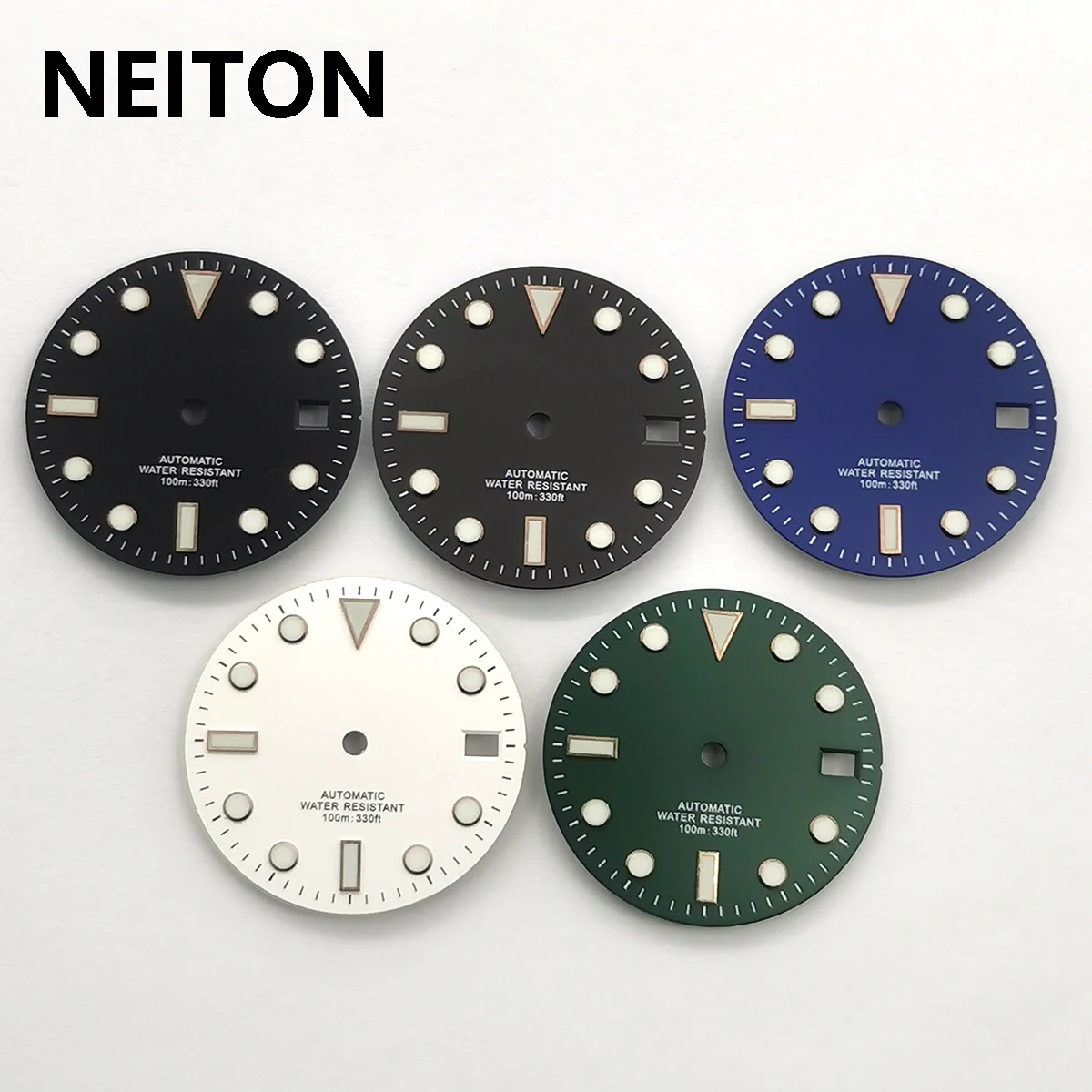 

NEITON 28.5mm blue luminous dial fit NH35 Miyota 8205 8215 821A ETA 2836 2824 Mingzhu DG2813 3804 movement