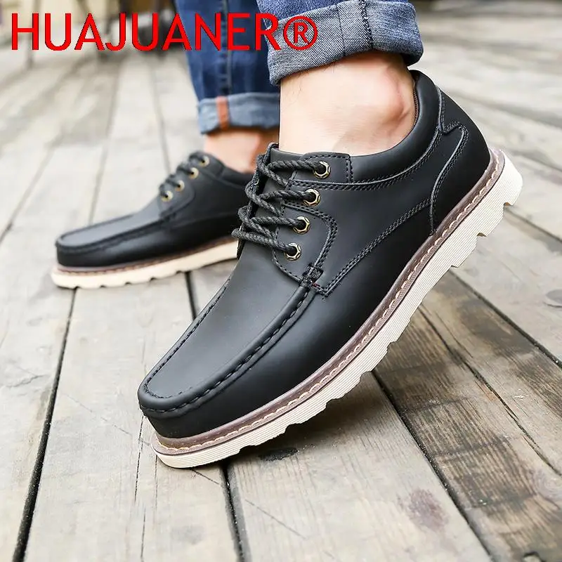 Men Fashion Shoes Genuine Leather Casual Shoes Soft Non-slip Waterproof Casual Shoes Outdoor Wear-resistant Shoes Men Footwear
Men Fashion Shoes Genuine Leather Casual Shoes Soft Non-slip Waterproof Casual Shoes Outdoor Wear-resistant Shoes Men Footwear