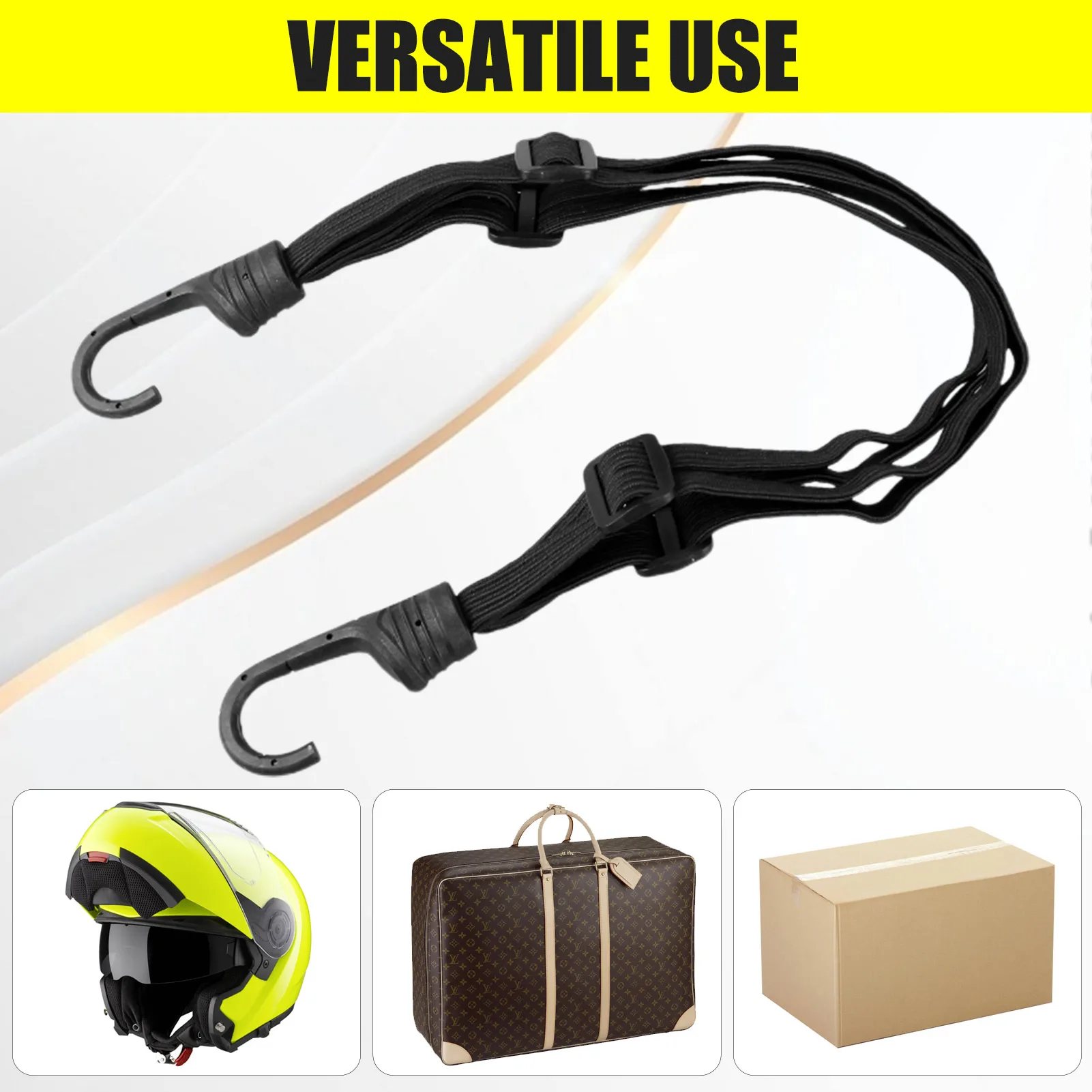 Multifuntion Motorcycle Luggage Strap Moto Helmet Fixed Strap Elastic Buckle Rope Strength Retractable Luggage Bungee Tying Rope
Multifuntion Motorcycle Luggage Strap Moto Helmet Fixed Strap Elastic Buckle Rope Strength Retractable Luggage Bungee Tying Rope