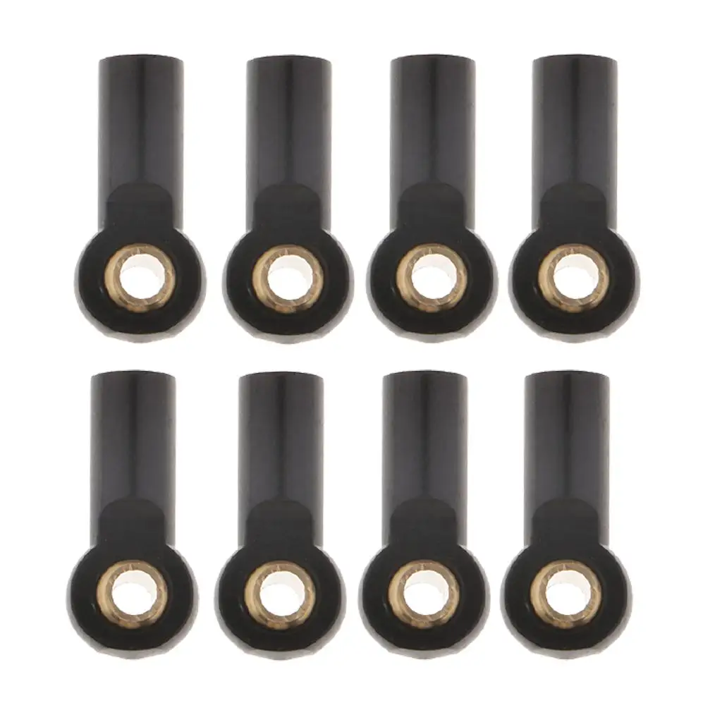 

8Pcs Red Aluminum M3 Metal Ball Head Holder Tie Link Rod End Joint RC Climbing Crawlers Car For 1:10 D90 SCX10