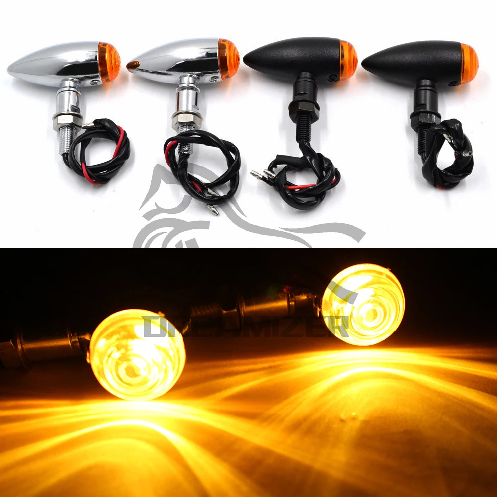 2 PCS Motorcycle Bullet Turn Signals Indicators Blinker Lights Lamp For Harley Sportster Touring Dyna Softail Chopper Cafe Racer
2 PCS Motorcycle Bullet Turn Signals Indicators Blinker Lights Lamp For Harley Sportster Touring Dyna Softail Chopper Cafe Racer
