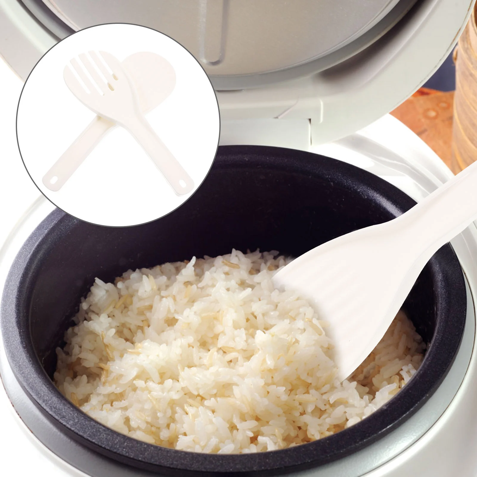 Rice Paddle Spoon Salad Sushi Serving Reusable Scooper Palstic Scoop Serversmix Cooker Non Stick Tableware Tongs Household
Rice Paddle Spoon Salad Sushi Serving Reusable Scooper Palstic Scoop Serversmix Cooker Non Stick Tableware Tongs Household