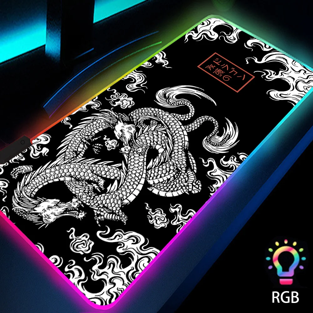 Setup Gamer Dragon RGB Gaming Mouse Pad Black and White Led Deskmat Led Light Mousepad Gamer Keyboard Backlit Mat Rubber Carpet
Setup Gamer Dragon RGB Gaming Mouse Pad Black and White Led Deskmat Led Light Mousepad Gamer Keyboard Backlit Mat Rubber Carpet
