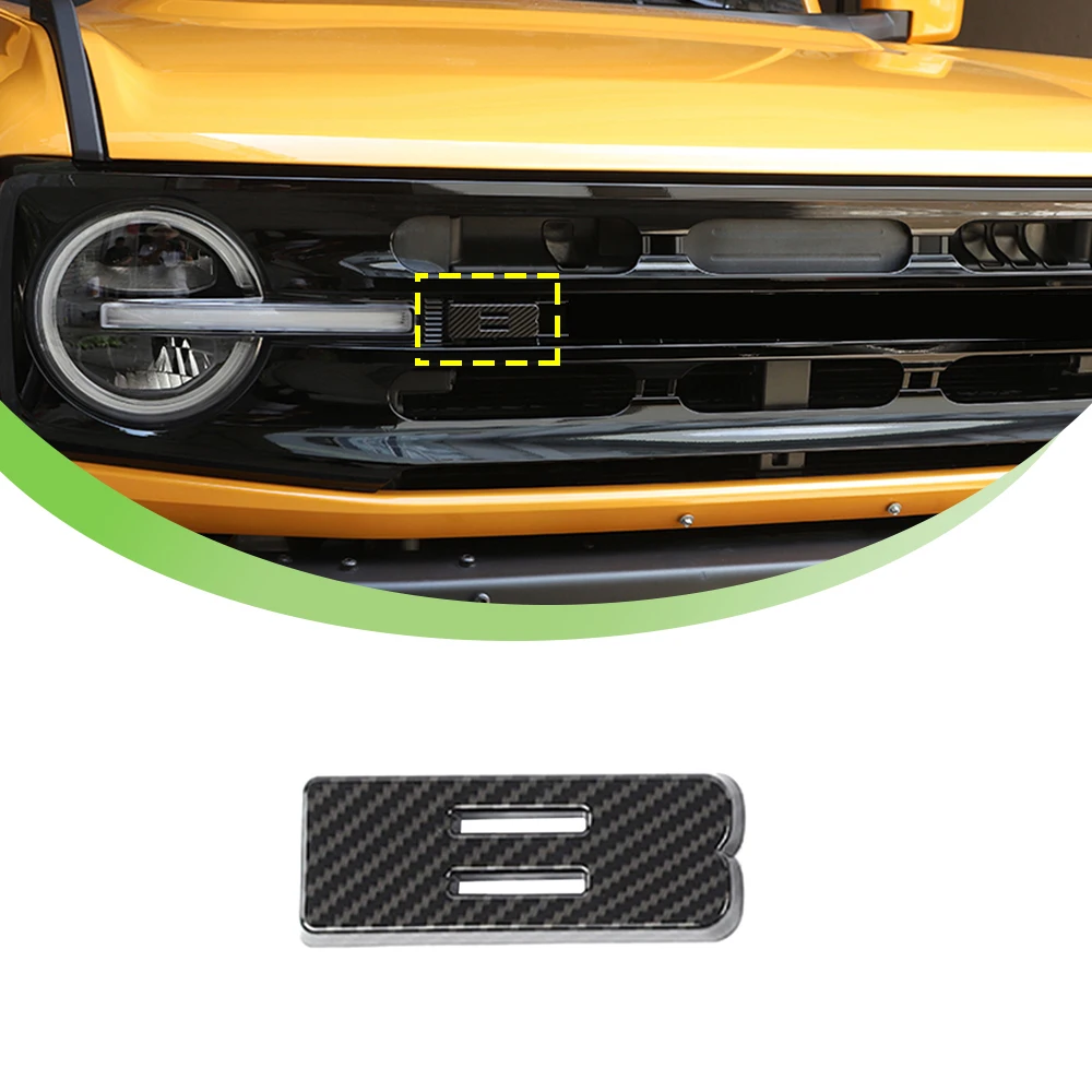 for Ford Bronco 2021 2022 2023 Front Logo Emblem Letter Sticker Decoration Cover Trim Car Exterior Accessories Carbon Fiber Look
for Ford Bronco 2021 2022 2023 Front Logo Emblem Letter Sticker Decoration Cover Trim Car Exterior Accessories Carbon Fiber Look