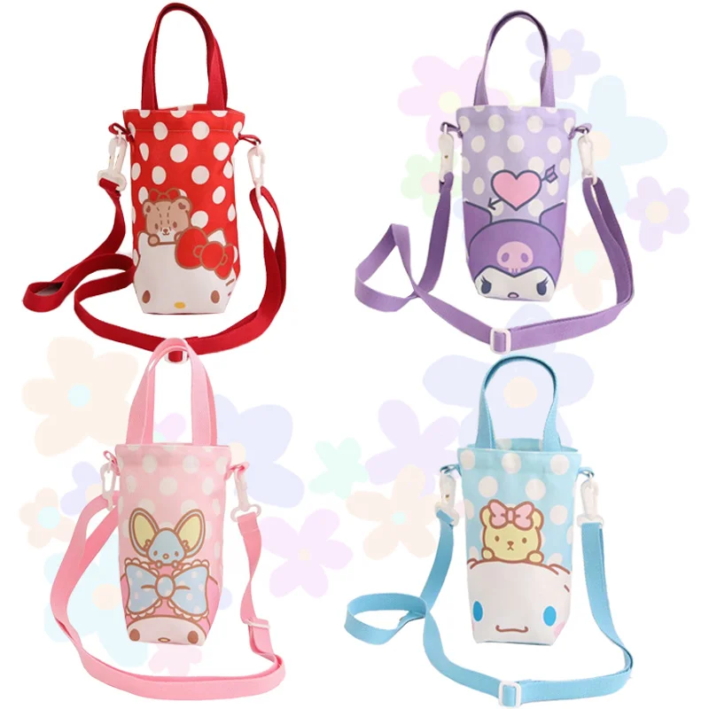 Kawaii Cartoon Print Canvas Water Bottle Bag My Melody Cinnamoroll Kuromi Anime Portable Messenger Bag Cup Protector Cute Gift
Kawaii Cartoon Print Canvas Water Bottle Bag My Melody Cinnamoroll Kuromi Anime Portable Messenger Bag Cup Protector Cute Gift