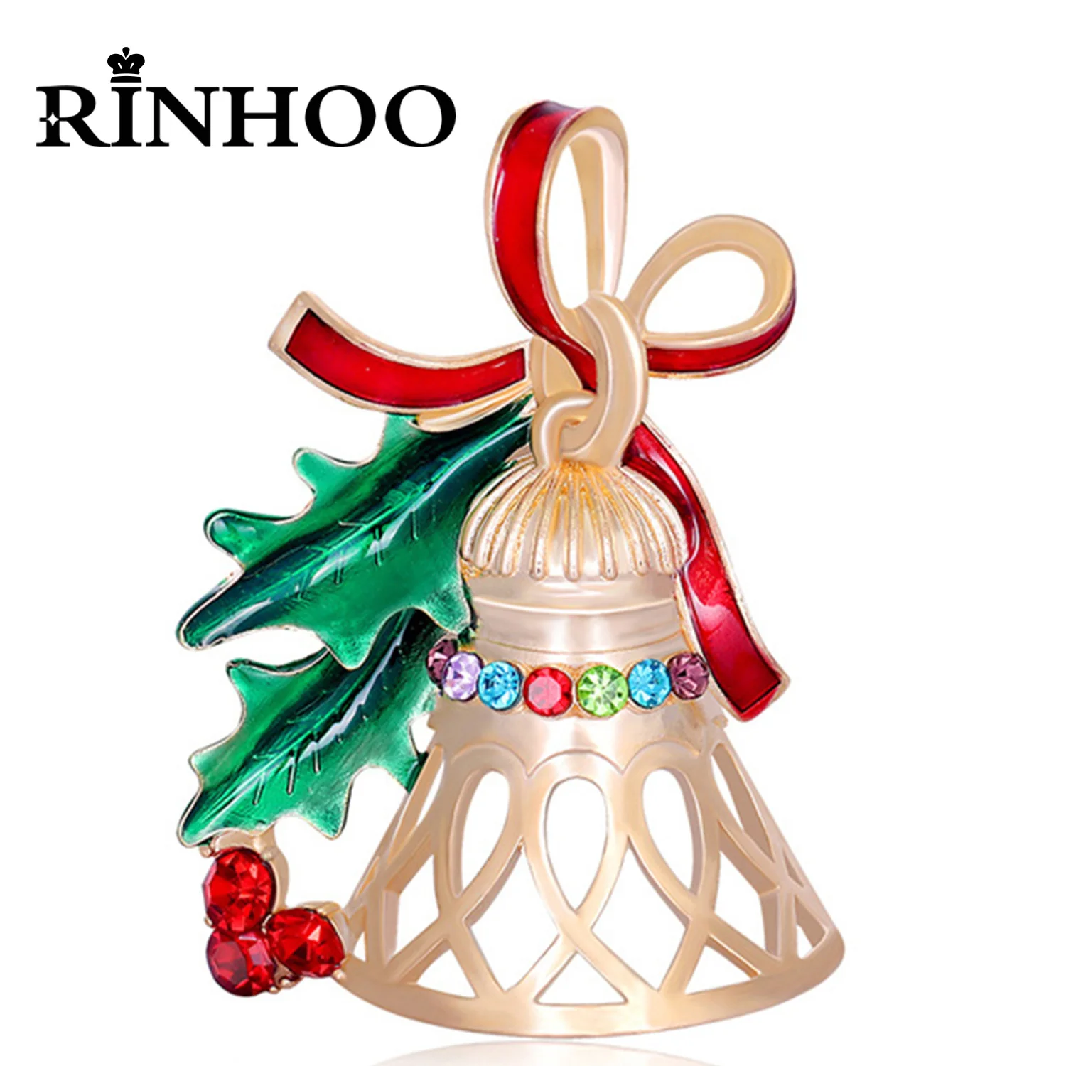 Rinhoo Fashion Hollow Xmas Bells Brooches New Year Gifts Green Leaf Red Bowknot Wreath Snowflake Enamel Pins Christmas Jewelry
Rinhoo Fashion Hollow Xmas Bells Brooches New Year Gifts Green Leaf Red Bowknot Wreath Snowflake Enamel Pins Christmas Jewelry
