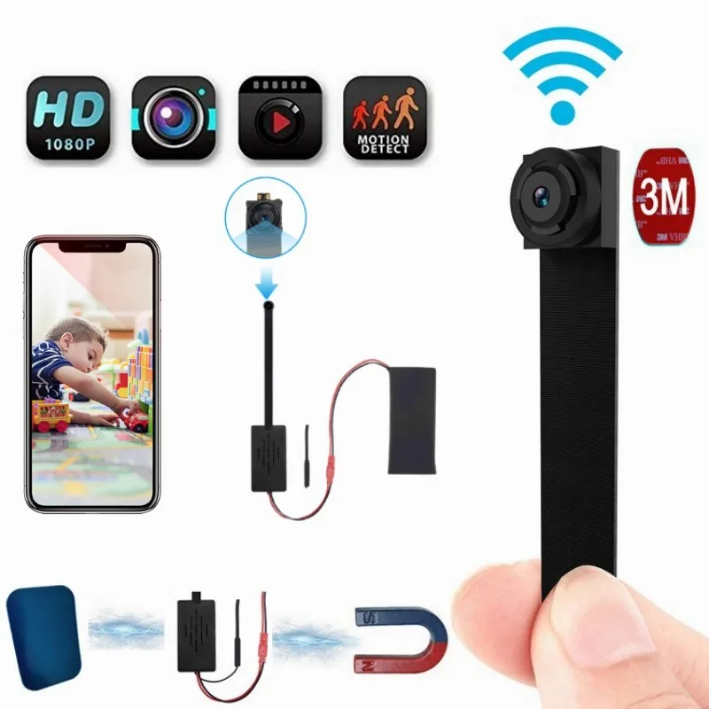 Mini Wifi Camera Portable DIY Button 4K P2P Remote View IP Webcam Infrared Night Vision Micro Camcorders Wearable Video Recorder
Mini Wifi Camera Portable DIY Button 4K P2P Remote View IP Webcam Infrared Night Vision Micro Camcorders Wearable Video Recorder