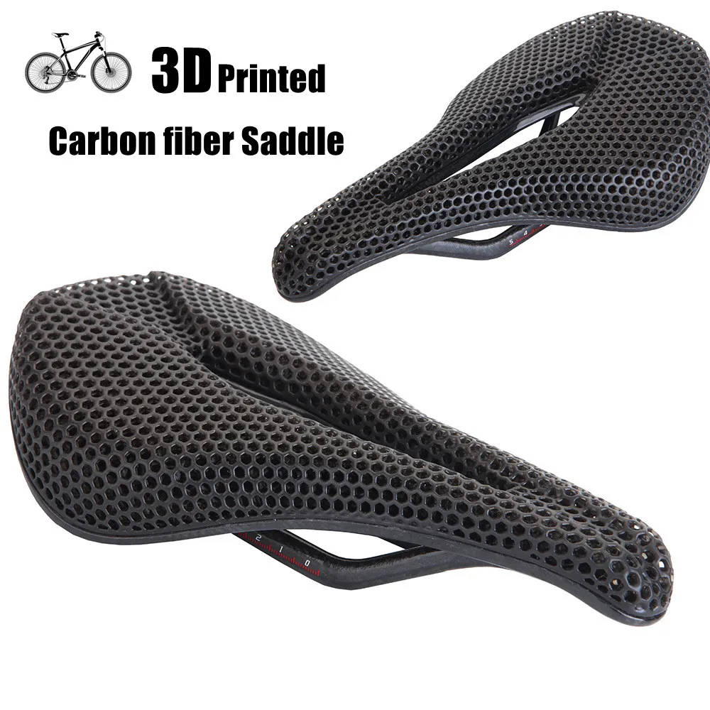 Bicycle 3D Printed Carbon Saddle Titanium Rails Ti Power Patented Material Comfortable Road Bike MTB Seat Cozy Honeycomb Cushion
Bicycle 3D Printed Carbon Saddle Titanium Rails Ti Power Patented Material Comfortable Road Bike MTB Seat Cozy Honeycomb Cushion
