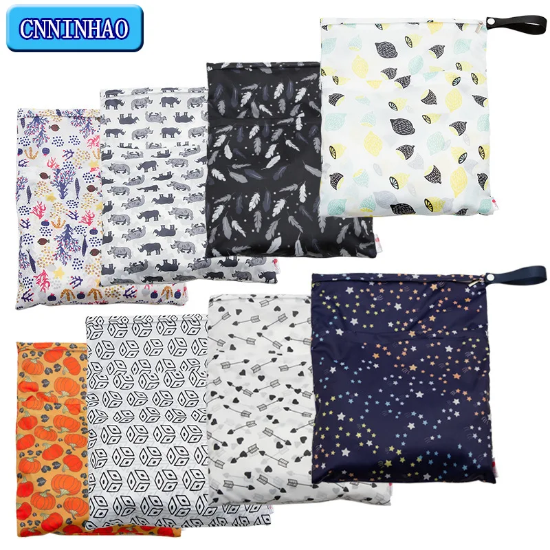 Baby Diaper Bag Printed Waterproof Wet Dry Nappy Zipper Handbag Stroller Carry Pack Travel Outdoor Wet Diaper Storage Bag Pocket
Baby Diaper Bag Printed Waterproof Wet Dry Nappy Zipper Handbag Stroller Carry Pack Travel Outdoor Wet Diaper Storage Bag Pocket