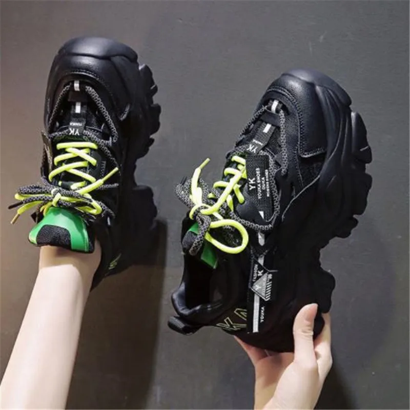 New Black Dad Chunky Sneakers Casual Vulcanized Shoes Woman High Platform Sneakers Lace Up White Sneakers Women 2020
New Black Dad Chunky Sneakers Casual Vulcanized Shoes Woman High Platform Sneakers Lace Up White Sneakers Women 2020