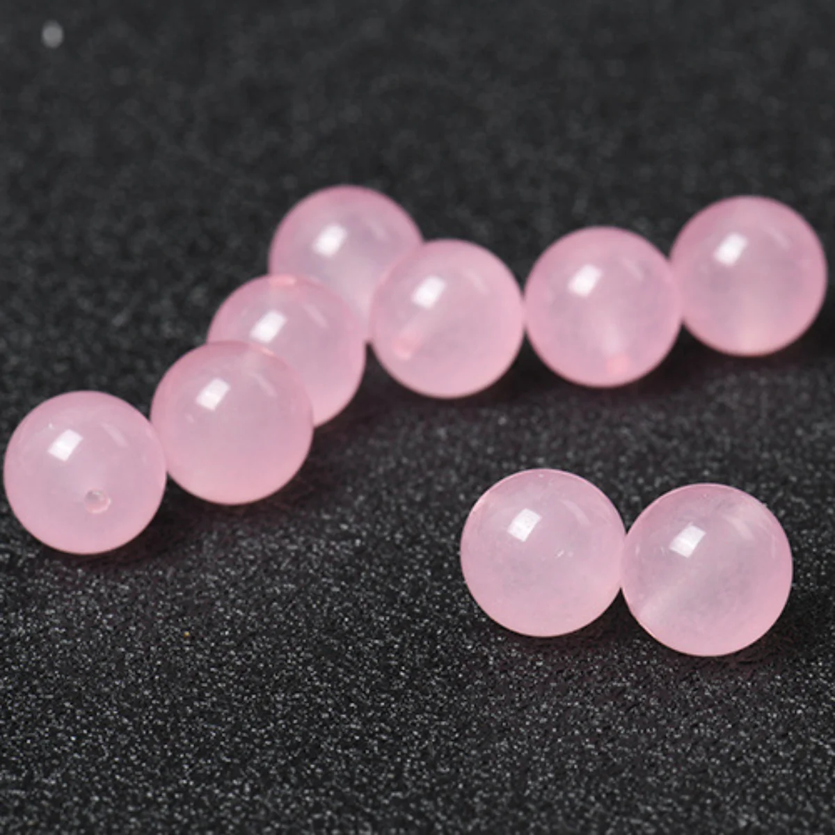 6 8 10 12mm Round Pink Chalcedony Loose Beads Natural Stone Powder Crystal Semi-finished Quartzite Jades DIY Bracelet Necklace
6 8 10 12mm Round Pink Chalcedony Loose Beads Natural Stone Powder Crystal Semi-finished Quartzite Jades DIY Bracelet Necklace