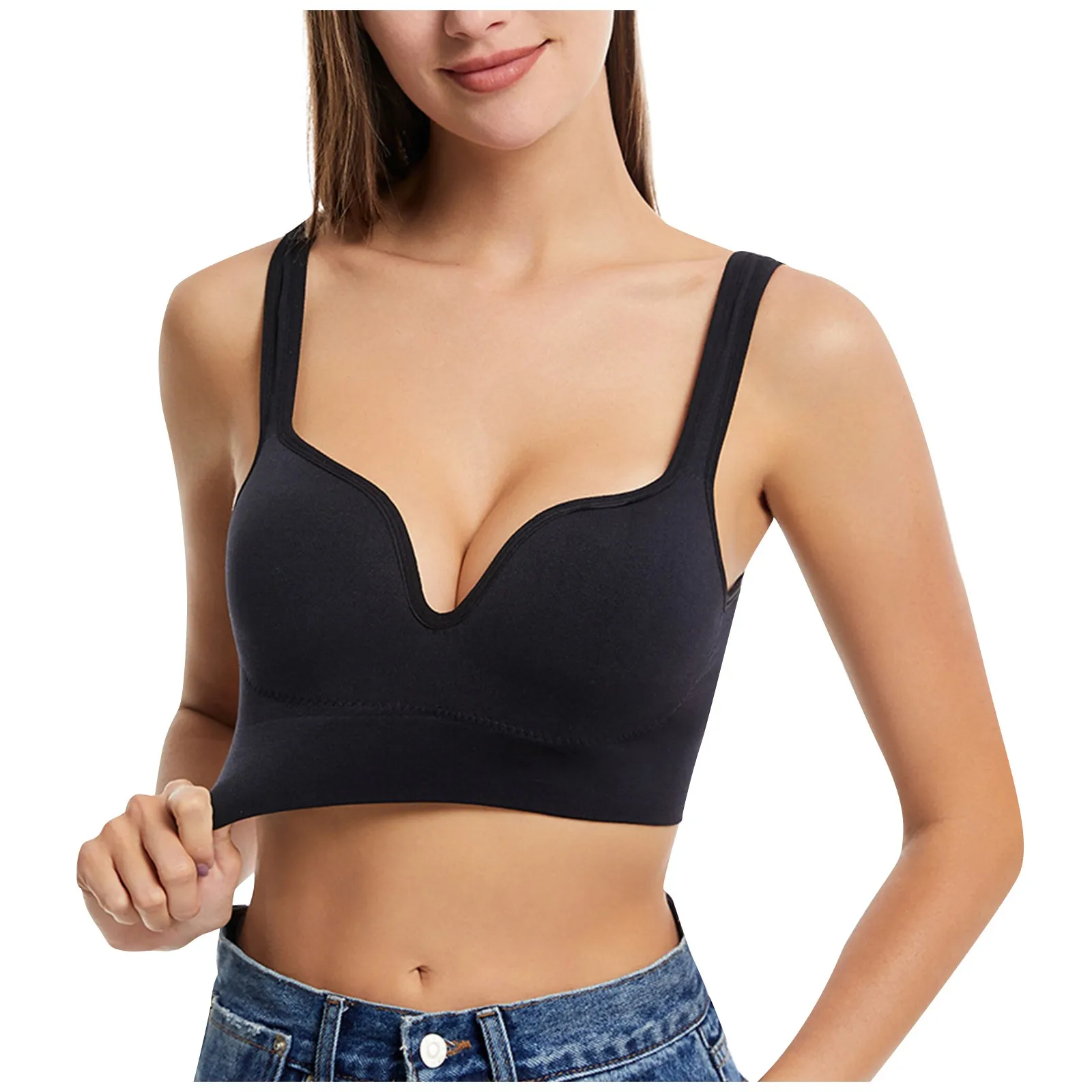 Women's bras push up Comfortable Shaping Without Steel Ring Bra Absorbing Tank Top Running Tank Top Anti-sagging underwear
Women's bras push up Comfortable Shaping Without Steel Ring Bra Absorbing Tank Top Running Tank Top Anti-sagging underwear
