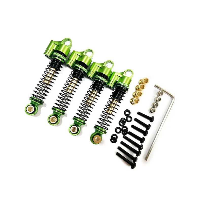 For FMS FCX24 Metal 43mm Shock Absorbers Oil Dampers 1/24 RC Crawler Car Upgrades Parts Accessories,Green
For FMS FCX24 Metal 43mm Shock Absorbers Oil Dampers 1/24 RC Crawler Car Upgrades Parts Accessories,Green