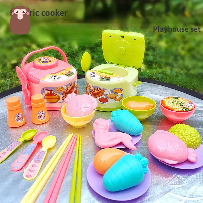 Новый детский игровой домик, кухонные игрушки, для девочек, для малышей, имитация рисоварки, набор кухонной утвари
Новый детский игровой домик, кухонные игрушки, для девочек, для малышей, имитация рисоварки, набор кухонной утвари