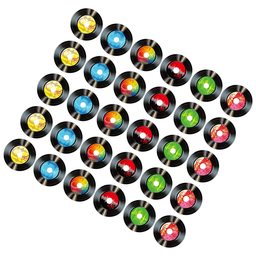 30 Pcs Wall Decor Sticker Decals Record Records Stickers Bar Decorations Home For Classroom Music 
30 Pcs Wall Decor Sticker Decals Record Records Stickers Bar Decorations Home For Classroom Music