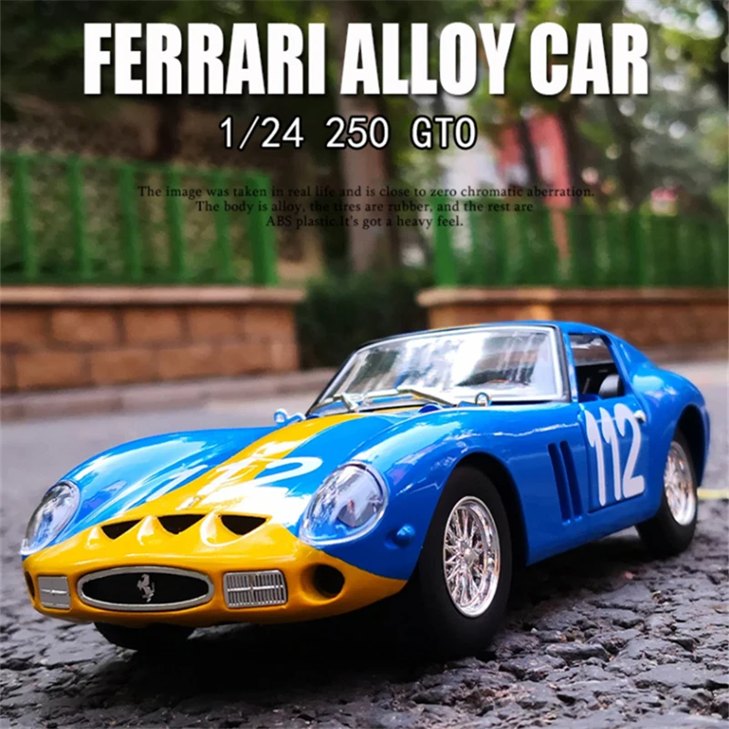 1:24 Ferraris 250 GTO модель спортивного автомобиля из сплава, литый под давлением, высокая модель игрушечного автомобиля из металла, Коллекционная ...
1:24 Ferraris 250 GTO модель спортивного автомобиля из сплава, литый под давлением, высокая модель игрушечного автомобиля из металла, Коллекционная ...