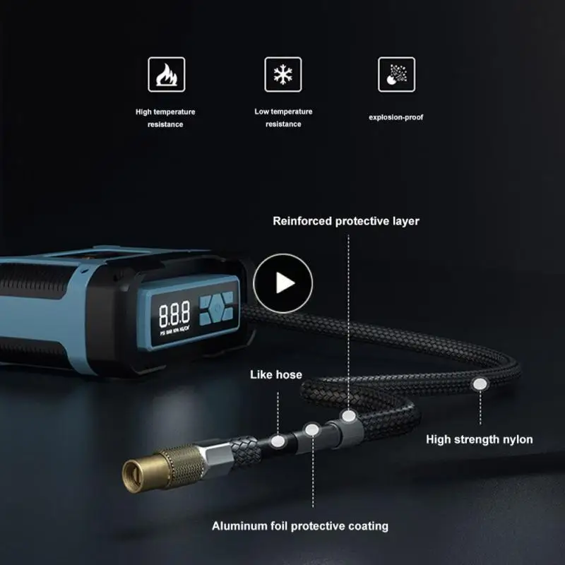 Intelligent Digital Display Electric Pump Practical Emergency Digital Tire Smart Digital Display Universal Air Pump Car Air Pump
Intelligent Digital Display Electric Pump Practical Emergency Digital Tire Smart Digital Display Universal Air Pump Car Air Pump