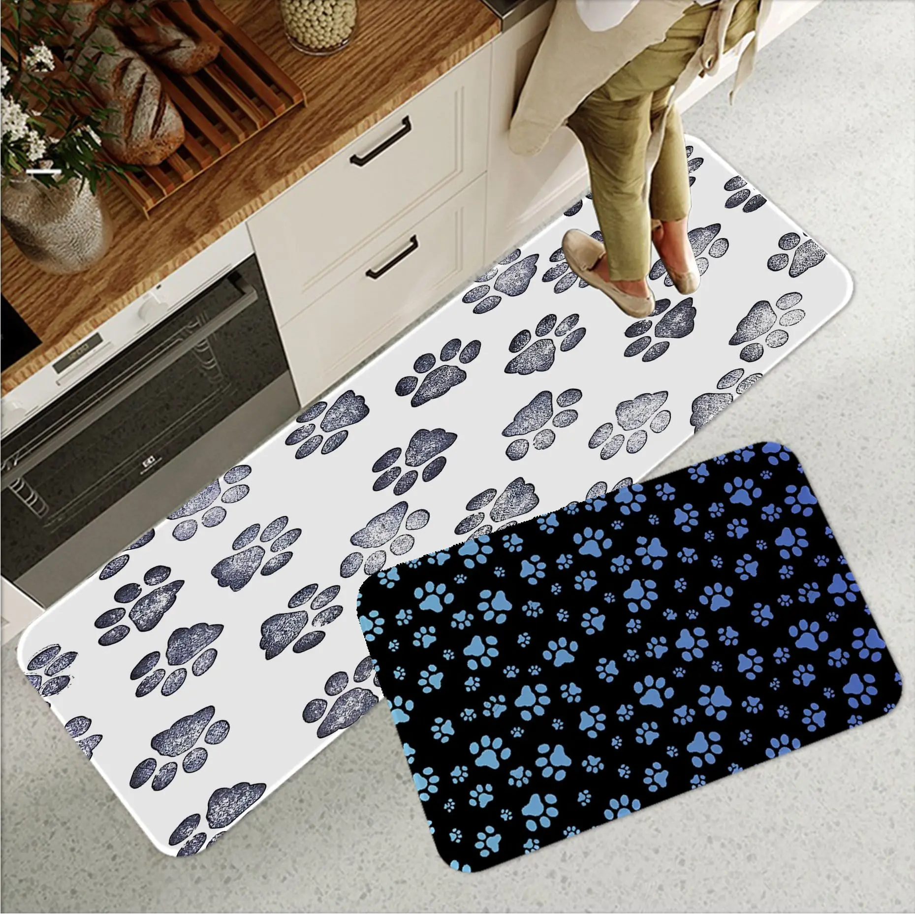 Colorful Paw Dog Floor Carpet Retro Multiple Choice Living Room Kitchen Rug Non-Slip Alfombra
Colorful Paw Dog Floor Carpet Retro Multiple Choice Living Room Kitchen Rug Non-Slip Alfombra