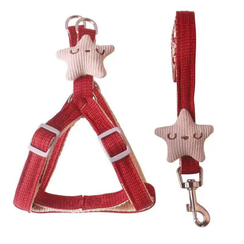 Cats dogs harness pet vest leash pets starfish traction rope small dog chain kitten puppy walking rope pet supplies
Cats dogs harness pet vest leash pets starfish traction rope small dog chain kitten puppy walking rope pet supplies