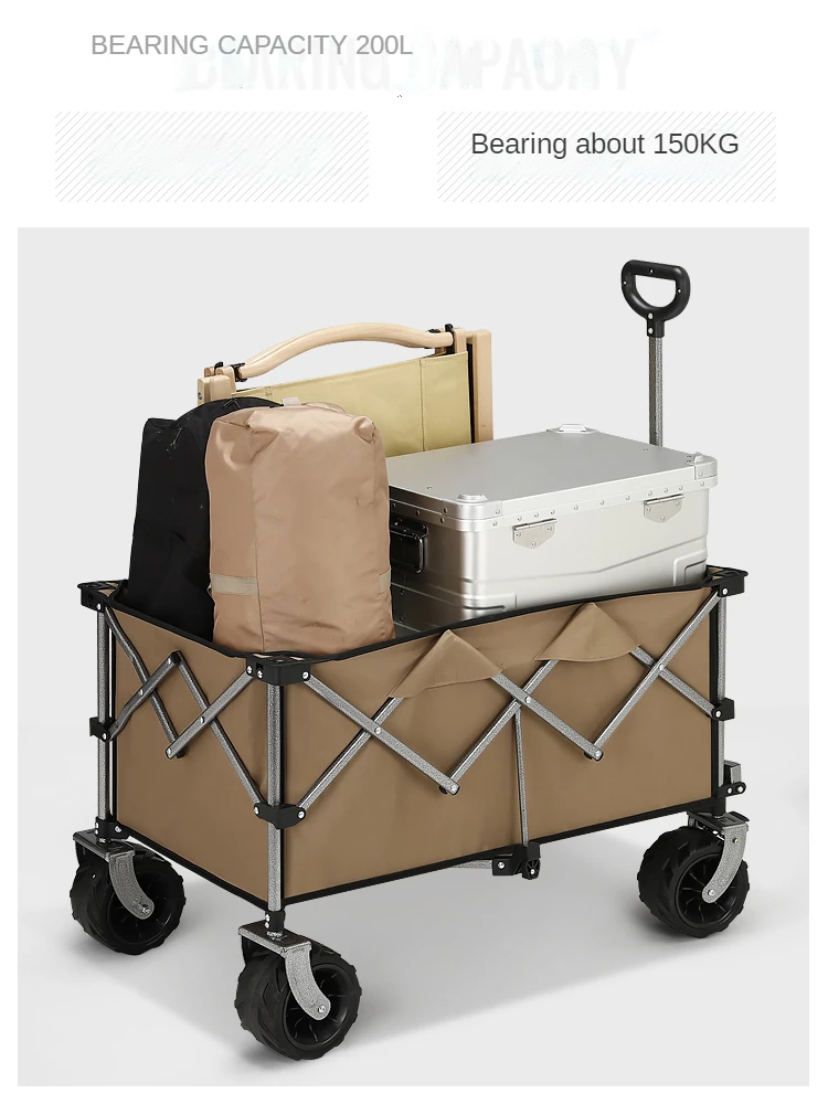 Wood Tablet Top Collapsible Folding Utility Wagon Cart Wide Wheels Brake Large Capacity Portable Beach Garden Cart Outdoor
Wood Tablet Top Collapsible Folding Utility Wagon Cart Wide Wheels Brake Large Capacity Portable Beach Garden Cart Outdoor