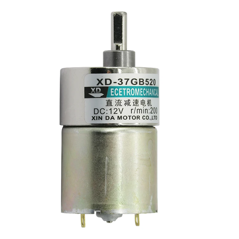 12V/ 24V 10W XD-37GB520 Miniature Gear DC Geared Motor Low Speed High Torque Adjustable speed adjustable direction
12V/ 24V 10W XD-37GB520 Miniature Gear DC Geared Motor Low Speed High Torque Adjustable speed adjustable direction
