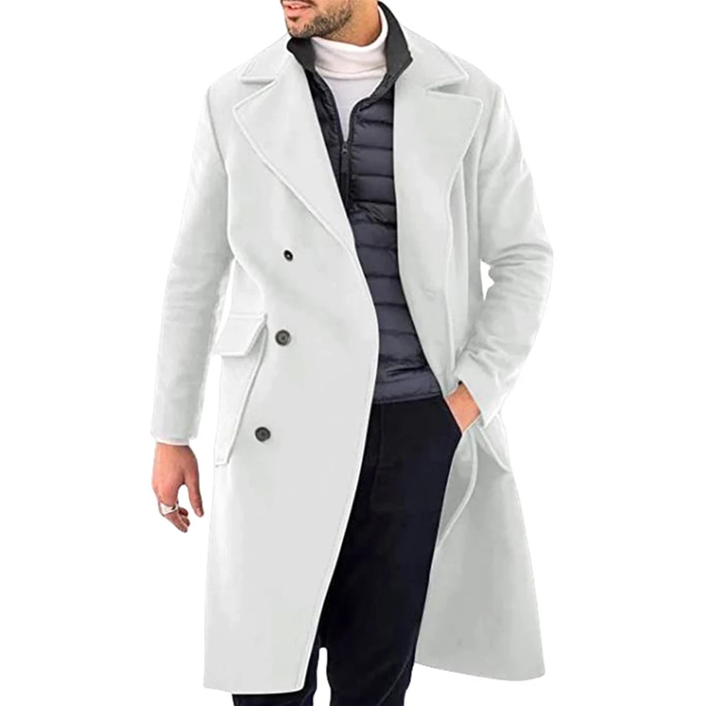 Overcoat Coat Long Jacket Outwear Trench Coat Winter Warm Cardigan Double Breasted Lapel Neck Widely Applicable
Overcoat Coat Long Jacket Outwear Trench Coat Winter Warm Cardigan Double Breasted Lapel Neck Widely Applicable