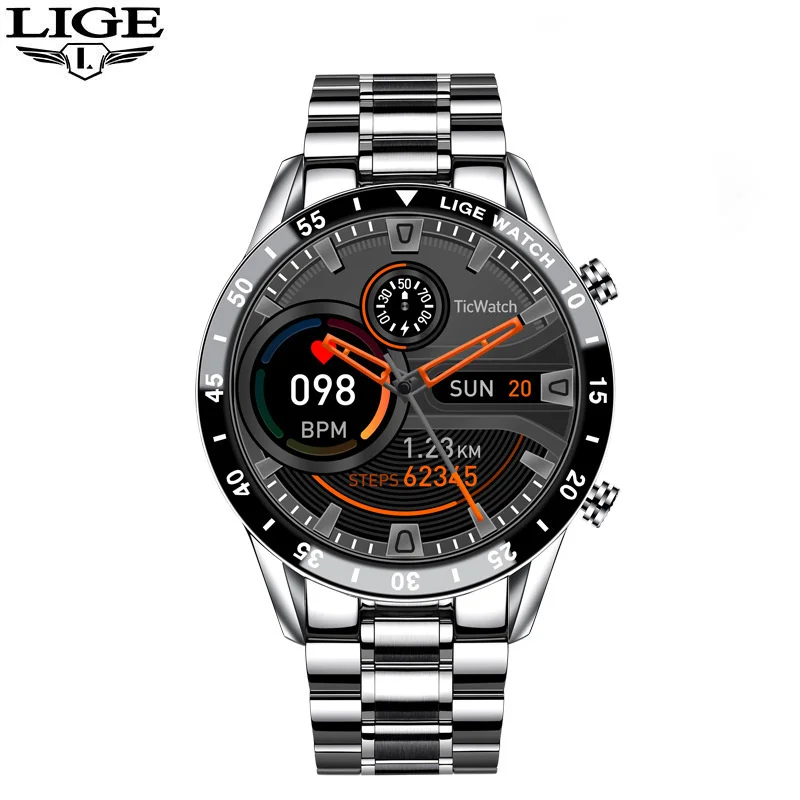 LIGE New Smart Watch Men Bluetooth Call Watch IP67 Waterproof Sports Fitness Watch For Android IOS Men Smart Watch BW0189 PRO
LIGE New Smart Watch Men Bluetooth Call Watch IP67 Waterproof Sports Fitness Watch For Android IOS Men Smart Watch BW0189 PRO
